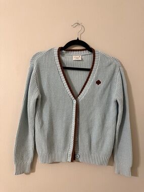 Girl Scouts Brownie Cardigan Blue Lv